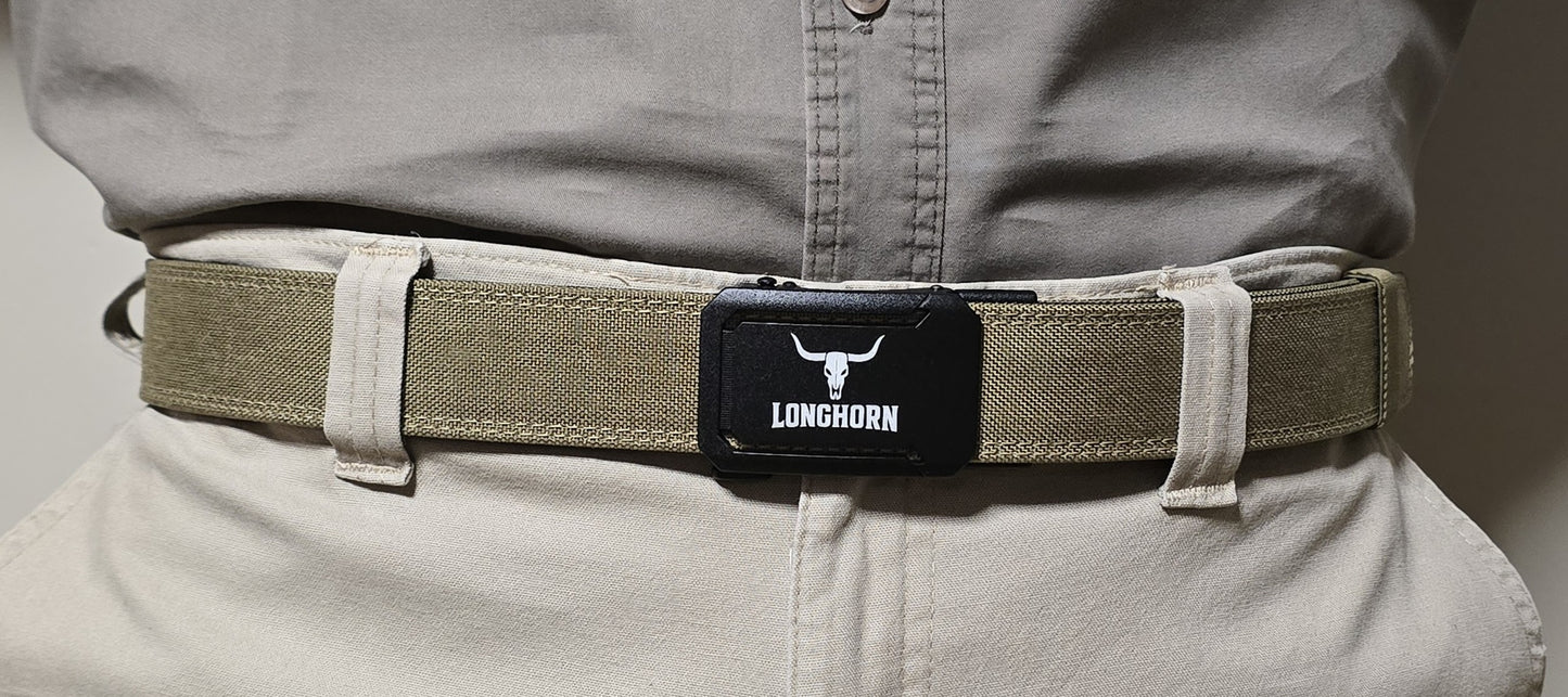 LONGHORN TACTICAL BELT - BROWN